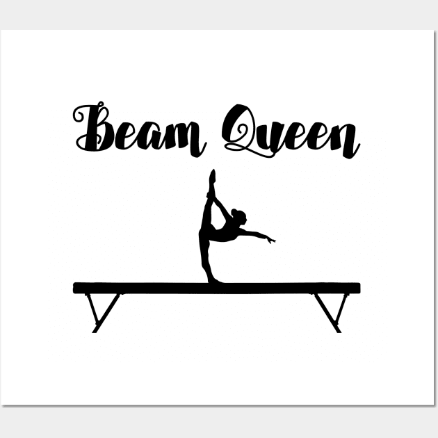 Gymnastics - Beam Queen Wall Art by Kudostees